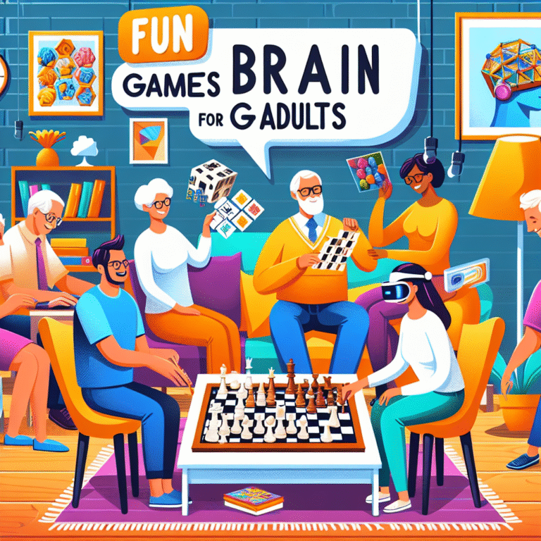 Fun Brain Games for Adults to Entertain and Challenge at Home