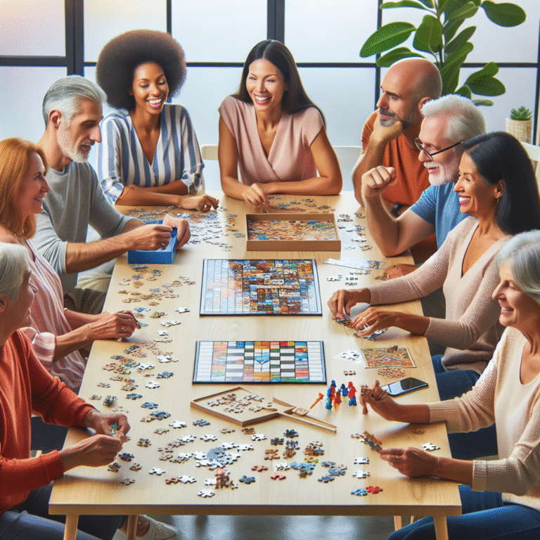Fun Brain Games for Adults at Home: Engage and Challenge Your Mind