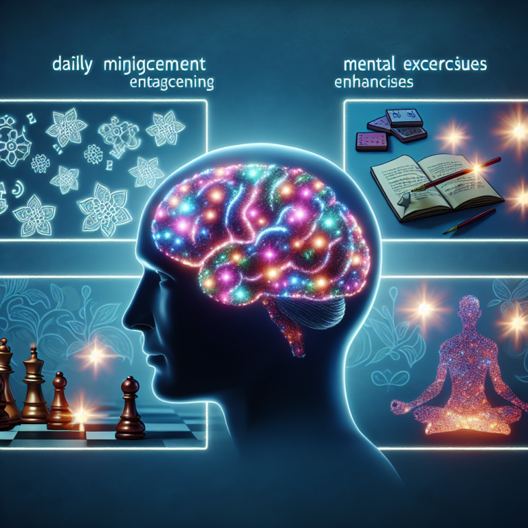 Memory enhancement and thinking exercises for everyday use