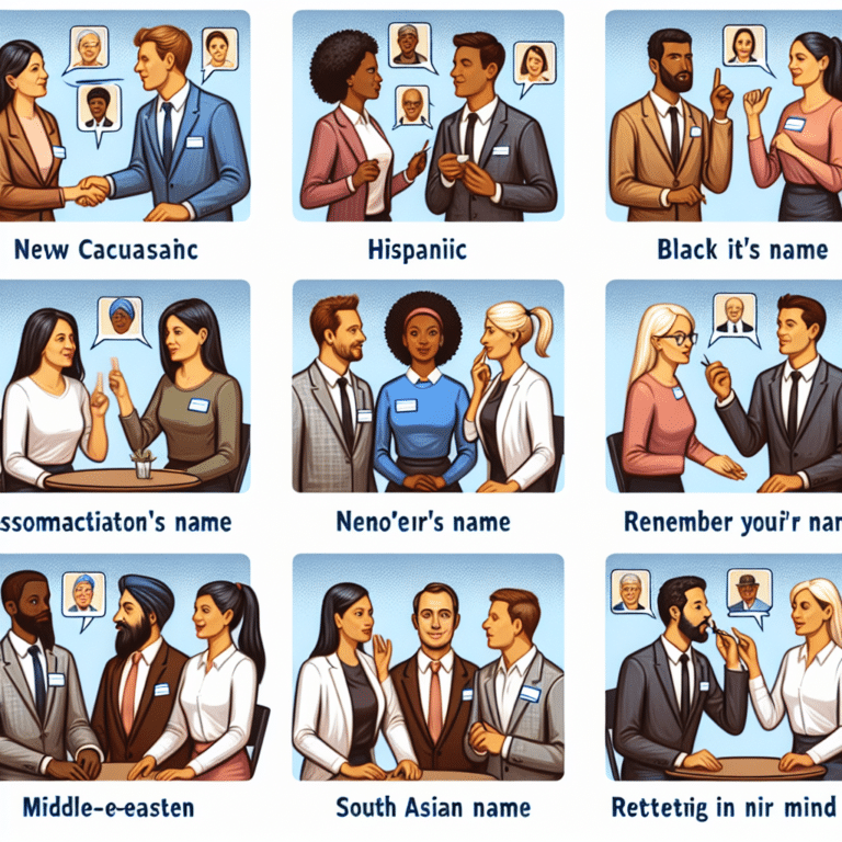 Clever Tips for Remembering Names and Faces